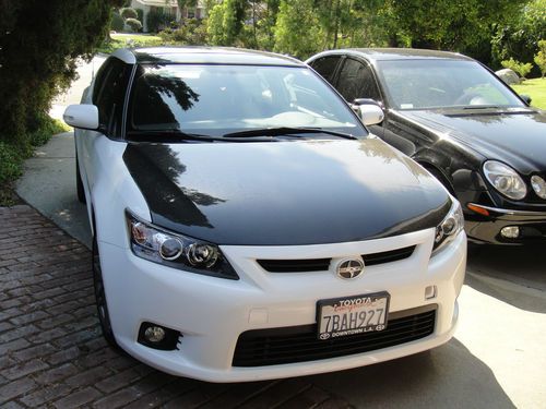 2012 Scion TC 6mt manual transmission White SEIBON carbon fiber hood 7k miles, US $13,999.00, image 9
