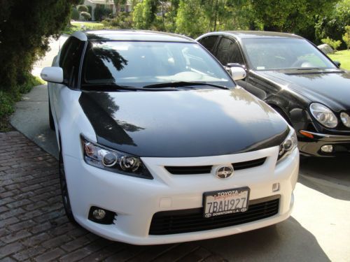 2012 Scion TC 6mt manual transmission White SEIBON carbon fiber hood 7k miles, US $13,999.00, image 10