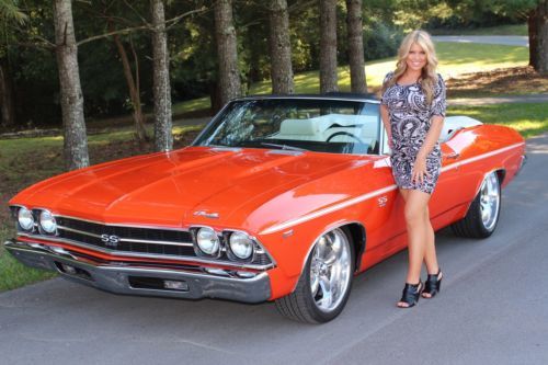 1969 chevy chevelle ss convertible frame off resto bb ps pdb auto see video