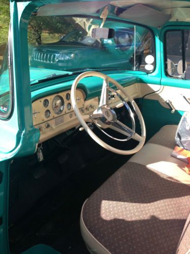 1960 ford f100 turquoise pick up woodback deck full restoration stright 6