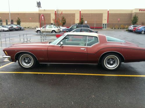 1972 buick riviera, 455ci v8 - no reserve