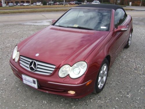 2004 mercedes clk 320 cabriolet navigation heated seats