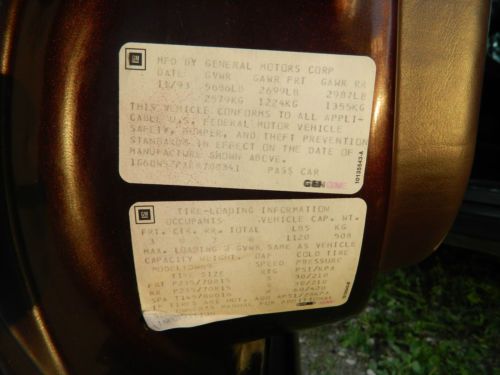 1994 Cadillac Fleetwood Brougham Sedan 4-Door 5.7L, US $2,000.00, image 17