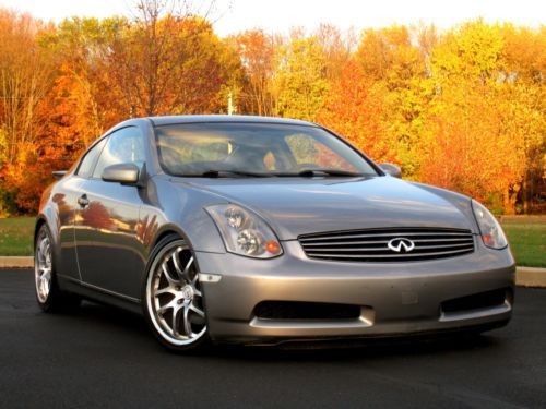 2005 infiniti g35 coupe sport - very clean - lowered suspension  service records