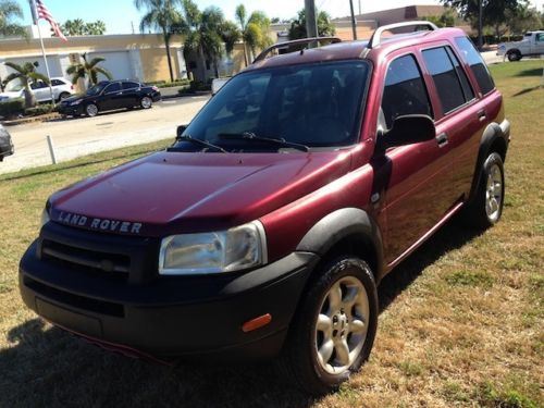 2002 land rover freelander se low miles clean carfax garage kept books &amp; records