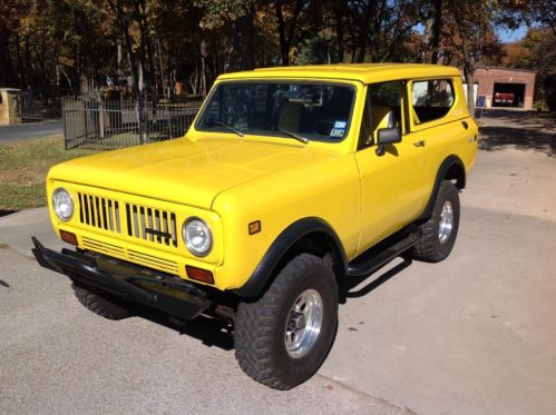 1974 international harvester scout  (4x4, bronco, jeep, land rover, fj)