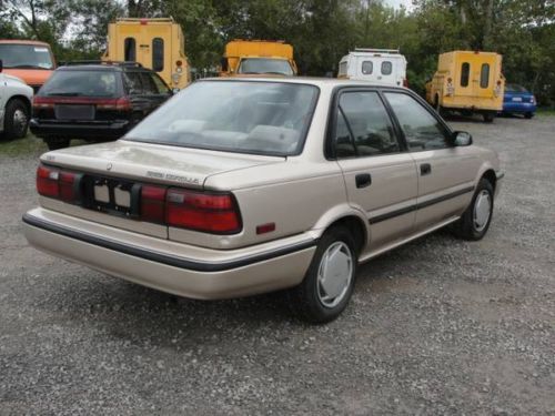 1992 Toyota Corolla Base Sedan 4-Door 1.6L 5 Speed Manual 124K NEW BRAKES &TIRES, US $3,000.00, image 2