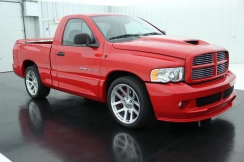 2004 srt10 8.3 v10 viper engine 510 hp 6 speed manual reg cab 22 in wheels