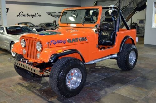 1983 jeep cj7 4wd fully restored university of florida gators paint v8!