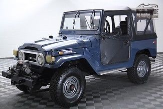 1971 toyota land cruiser fj40 frame off restoration! 4x4 removable top