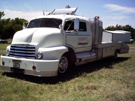Customized gmc/ chevy cabover show truck