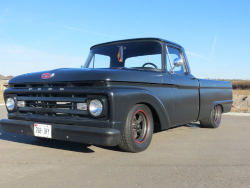 1962 F100 Rat Rod truck, Patina, Street truck, lowered, image 2