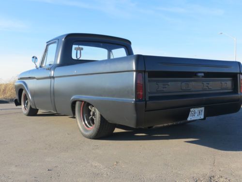 1962 F100 Rat Rod truck, Patina, Street truck, lowered, image 3