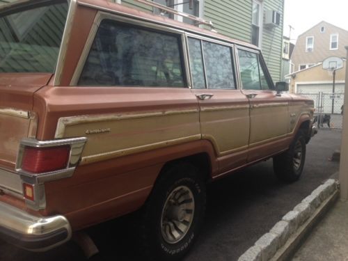 1981 jeep wagoneer limited sport utility 4-door 5.9l