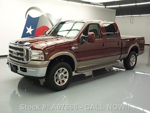 2005 ford f-250 king ranch v10 fx4 4x4 sunroof 62k mi texas direct auto