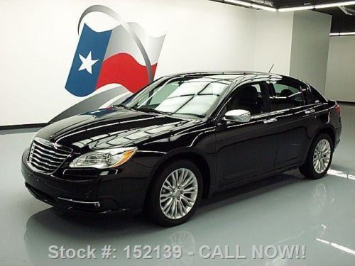 2012 chrysler 200 limited htd leather nav alloys 51k mi texas direct auto