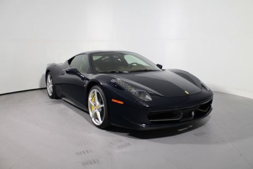 458 italia coupe warranty ferrari approved cpo lots of options!!