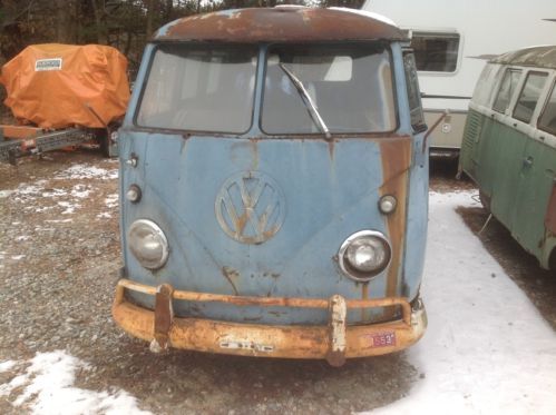 1961 vw split window panel bus