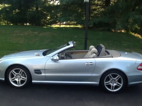 2007 mercedes-benz sl550 2dr roadster v8 5.5l amg sport package, navigation