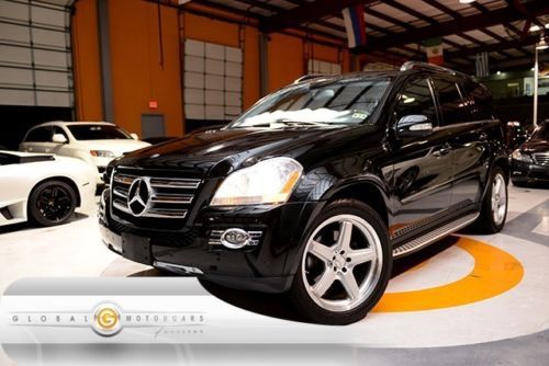 08 mercedes gl550 4matic 23k harman kardon nav pdc cam 3rd row rear ac runboards