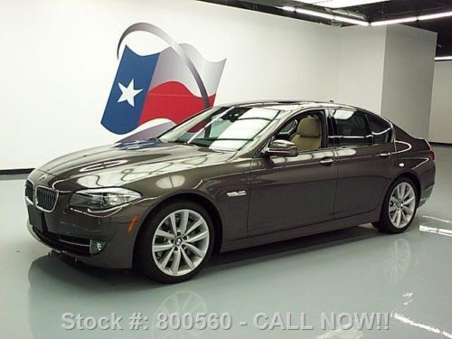 2011 bmw 535i sport turbo sunroof nav rear cam 19&#039;s 30k texas direct auto