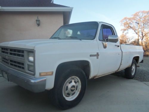 1986 chevy 3/4 ton 2wd custom deluxe