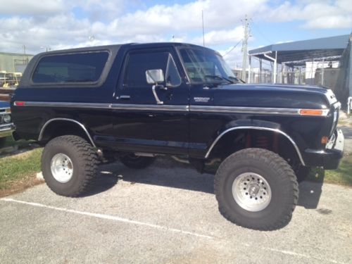 1979 ford bronco custom sport utility 2 door---completely restored &amp; more !!!!