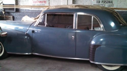 1946 lincoln continental rebuilt engine blue