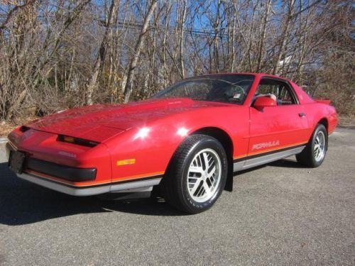 1987 pontiac firebird formula 5.0 29,000 original miles