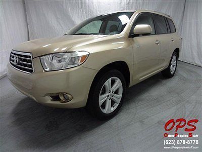 2008 toyota highlander limited suv champagne