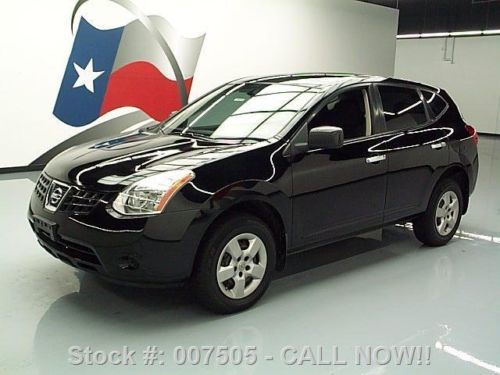 2010 nissan rogue s auto cruise control blk on blk 46k texas direct auto