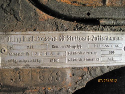 1965 911 #301638, image 6