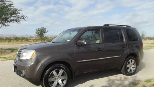 2012 honda pilot touring 3.5l sport utility - nav cam leather 3rd row-free ship