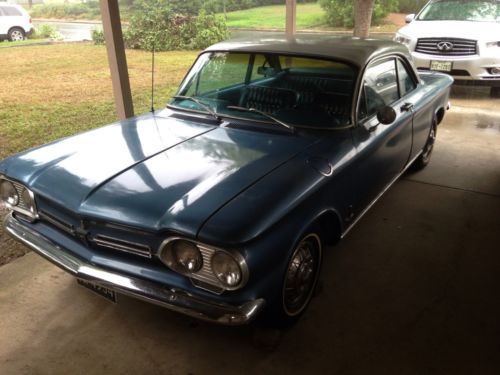 1962 chevy monza 900 sedan, automatic, blue with white top