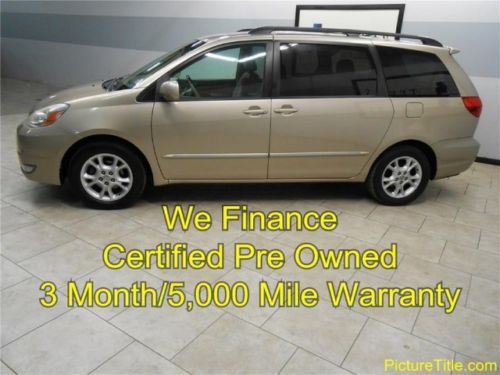 04 sienna xle limited leather tv dvd heated seats warranty we finance texas