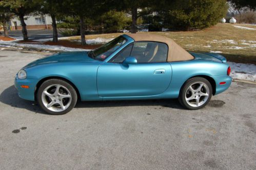 2001 mazda miata mx-5 convertible coupe - immaculate, power, leather