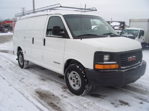 2005 gmc savanna 3500 cargo van 6.0 vortec v8 fleet owned and maintained