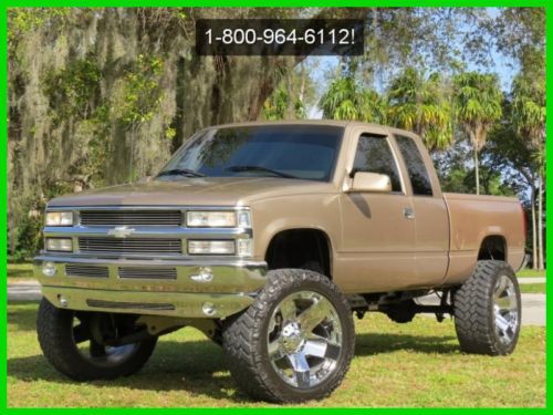 1996 chevrolet ext cab 1500 sportside regency conversion fleetside lifted