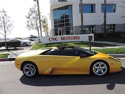 2005 lamborghini murcielago roadster california car since new low miles