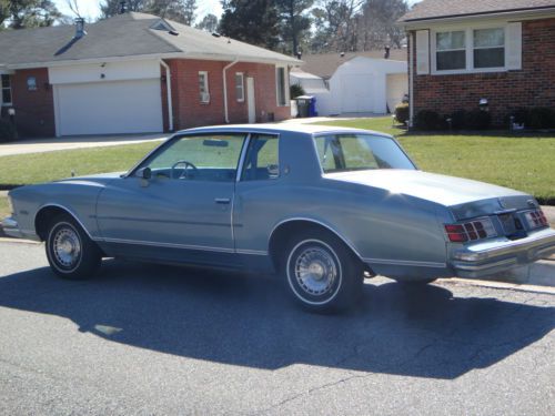 1979 chevrolet monte carlo base coupe 2-door 5.0l