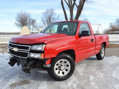 07 chevy silverado shortbed, minor damage, ez-fix, &#034;rebuildable salvage&#034;