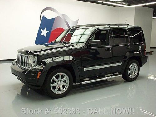 2011 jeep liberty ltd 4x4 leather pano sunroof nav 32k texas direct auto