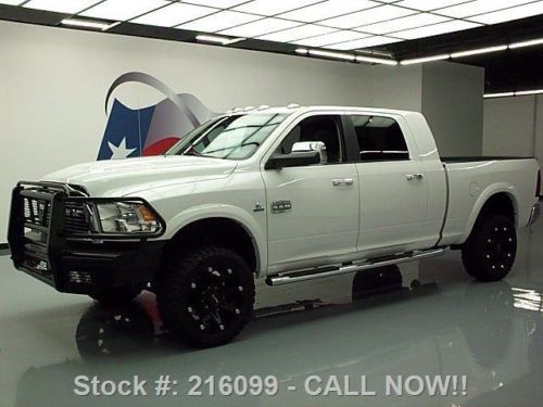 2012 ram 3500 laramie longhorn mega 4x4 diesel dvd 38k texas direct auto