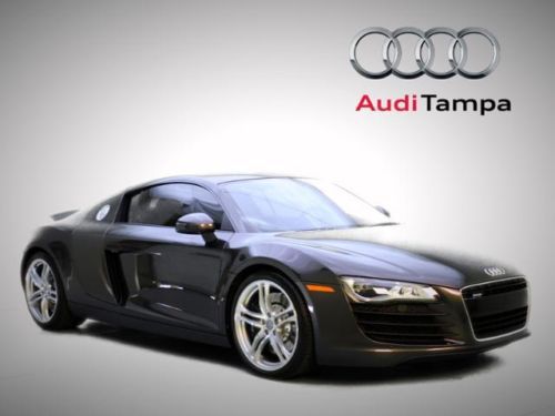 2012 audi r8 2dr cpe man  4.2l bluetooth awd 4-wheel abs 4-wheel disc brakes a/c