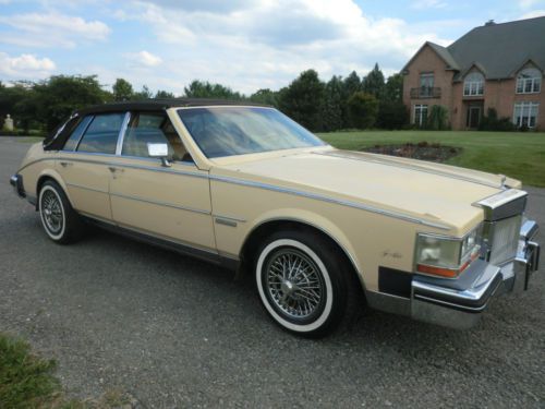 1982 cadillac seville elegante sedan 4-door 44k original miles(one owner)