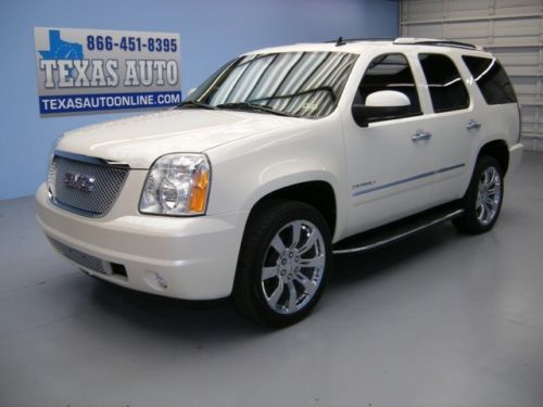 We finance!!!  2011 gmc yukon denali awd roof nav tv heated leather texas auto