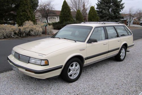 1991 oldsmobile cutlass cruiser sl wagon 4-door 3.3l fwd 136,700 miles 2-owners