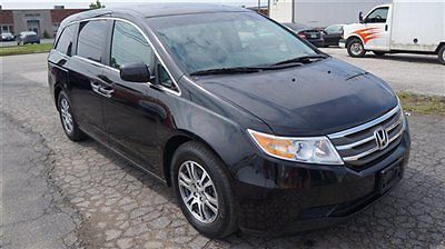 2011 honda odyssey ex-l black navigation dvd leather camera 22k miles warranty