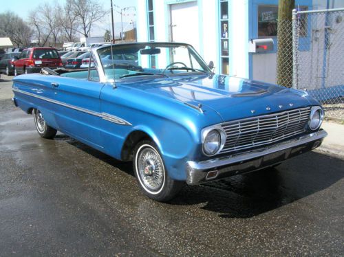1963 ford falcon convertible auto 3.3l power top excellent cond. trades welcome!