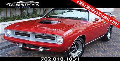 1970 plymouth barracuda convertible hemi cuda&#039; a/t tribute restored trades vegas